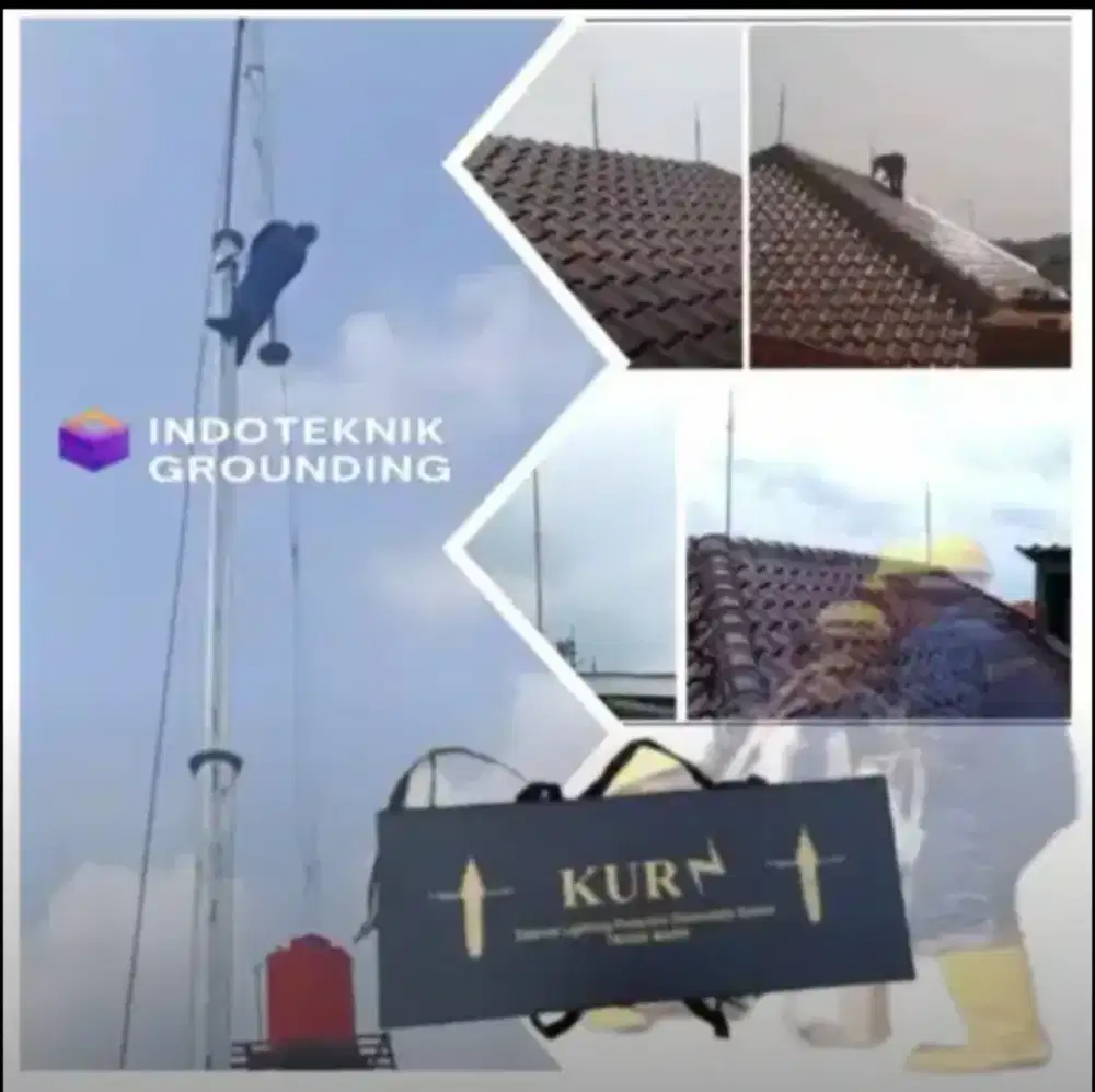 Ahli jasa pasang penangkal petir dan grounding mesin