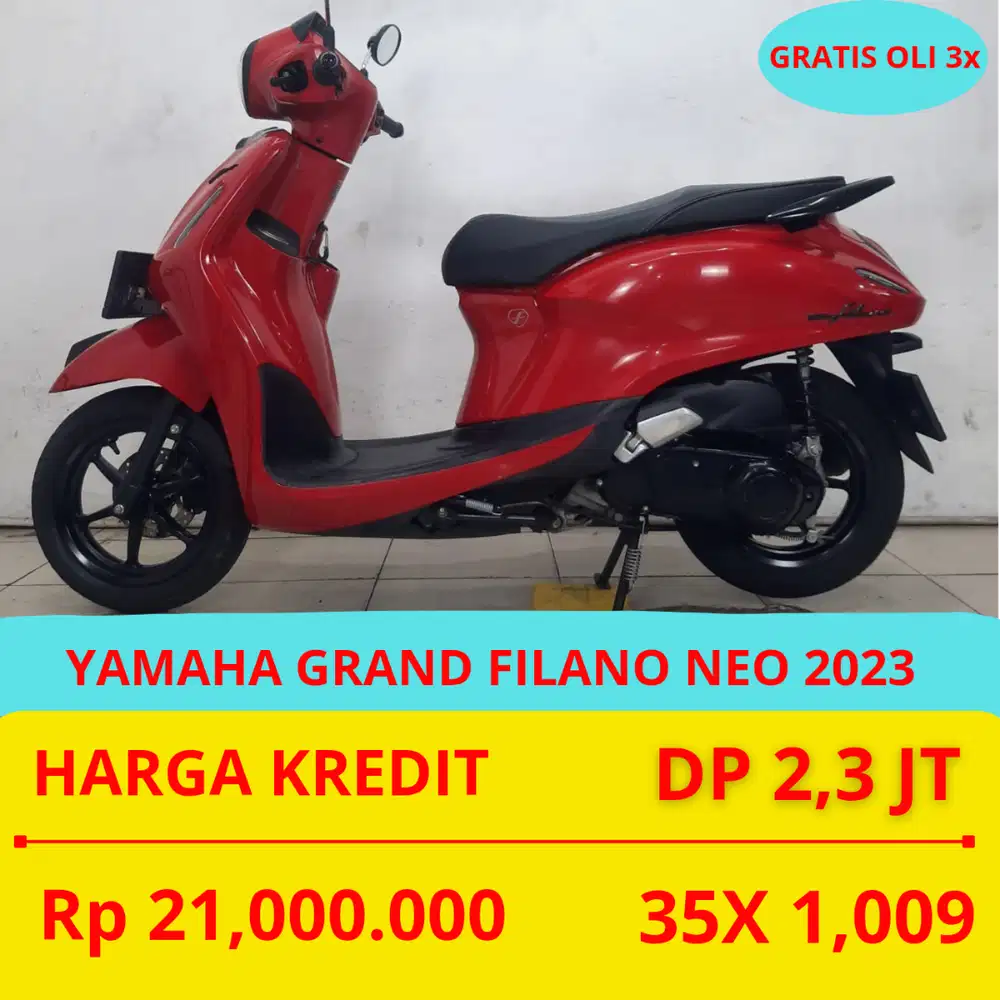PROMO SUKSES MOTOR YAMAHA GRAND FILANO NEO 2023 DP MURAH 2,3 JUTA GUYS