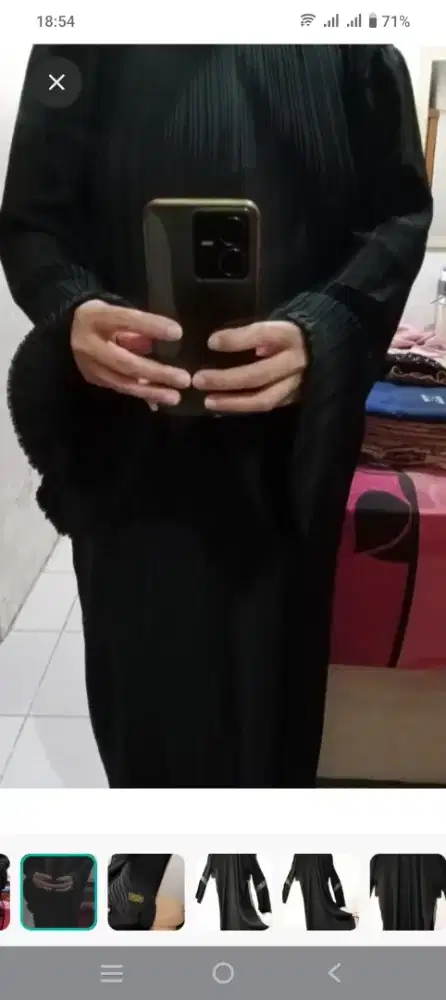 Dress Hitam Mewah