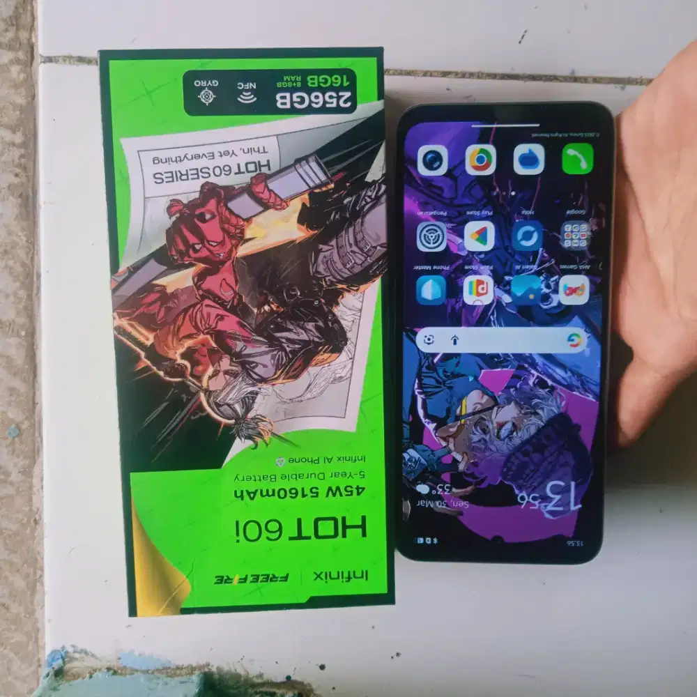 Infinix hot 60i ram 8/256gb