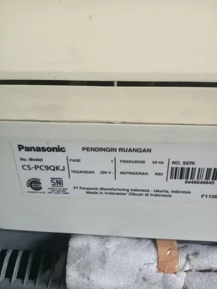 AC panasonic 1pk dan sekalian pemasangan