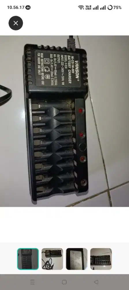 Dijual Charger Battery AAA dan AA merk ternama Vanson.