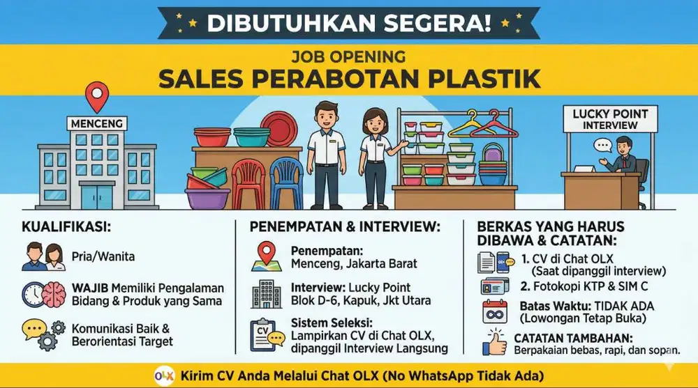 DICARI SALES PERABOT PLASTIK