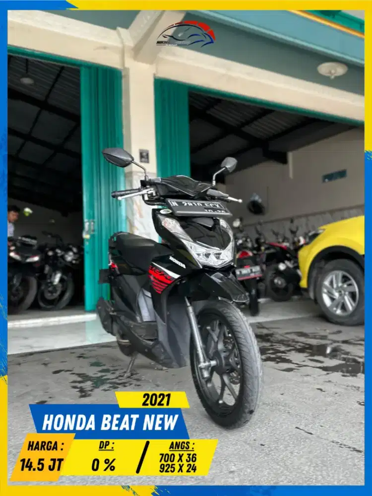 HONDA BEAT NEW 2021 MURAH CIAMIK MASZEHH HIKMAH MOTOR KEPUH MALANG