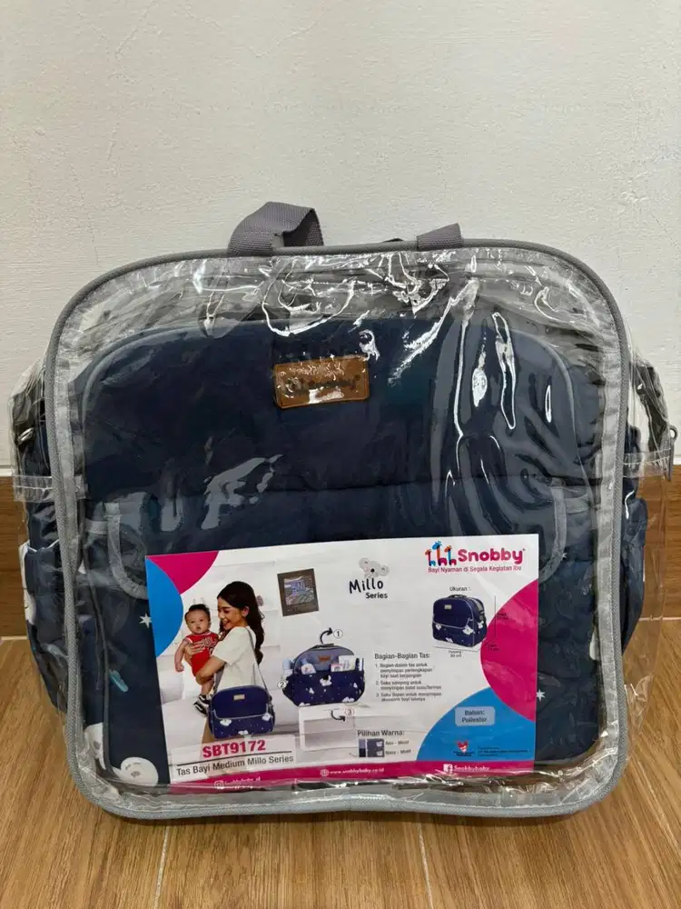 Di jual Snobby Tas Bayi Medium Saku Print Millo Series SBT9072 (New)