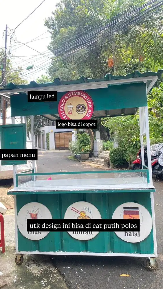 Dijual Gerobak Bekas Dimsum