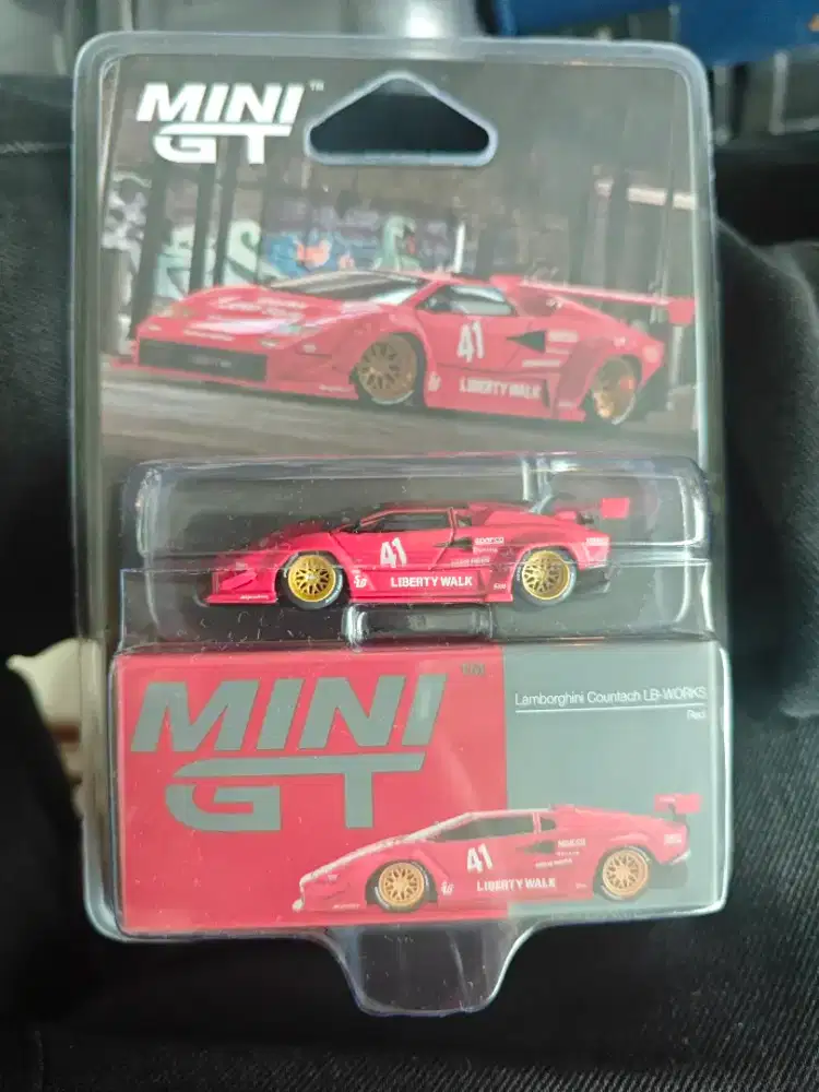 MINI GT MGT01100 Lamborghini Countach LB-WORKS, Merah #41