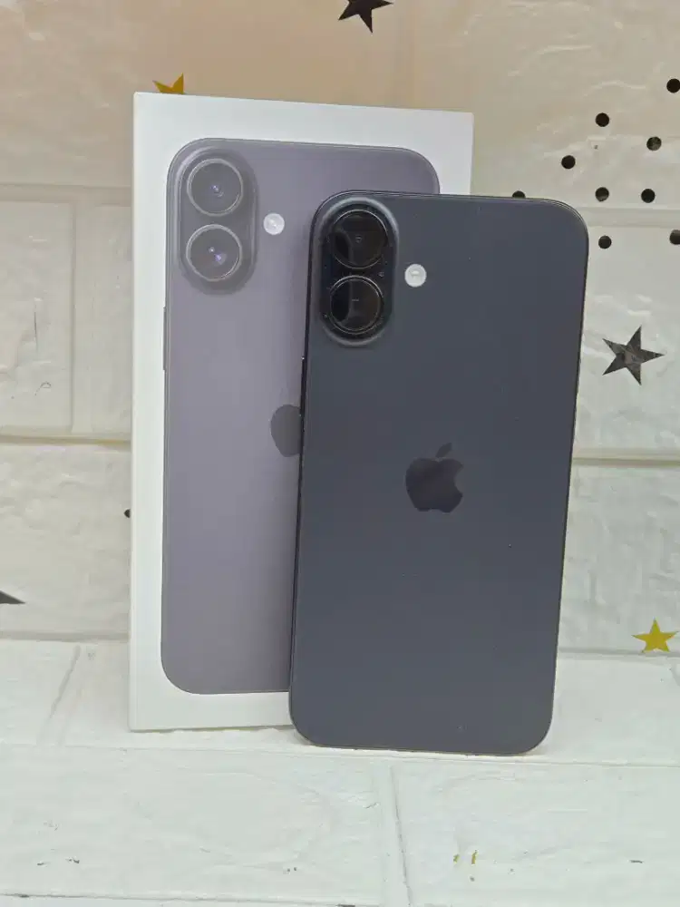 Iphone 16 plus 256gb black second resmi