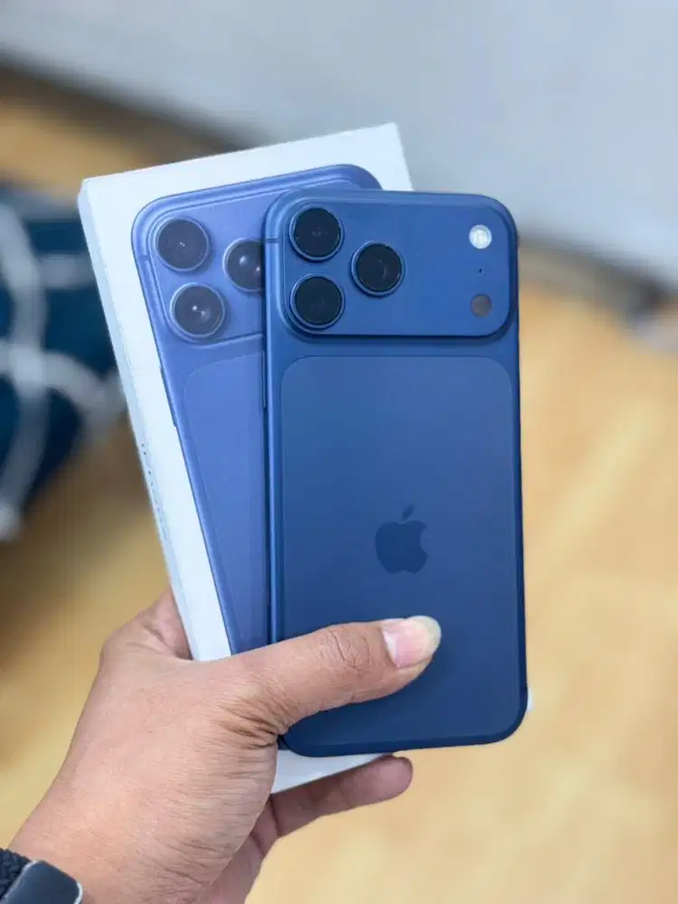 Iphone 17 Promax 256 Blue iBox BH 100% Garansi panjang fullset ori