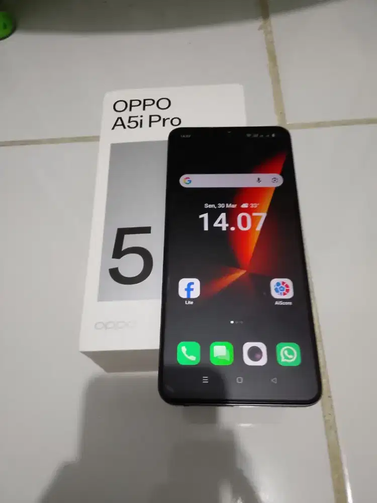 Oppo a5i pro 8+8/128 komplit mulus no minus garansi 8 bulan