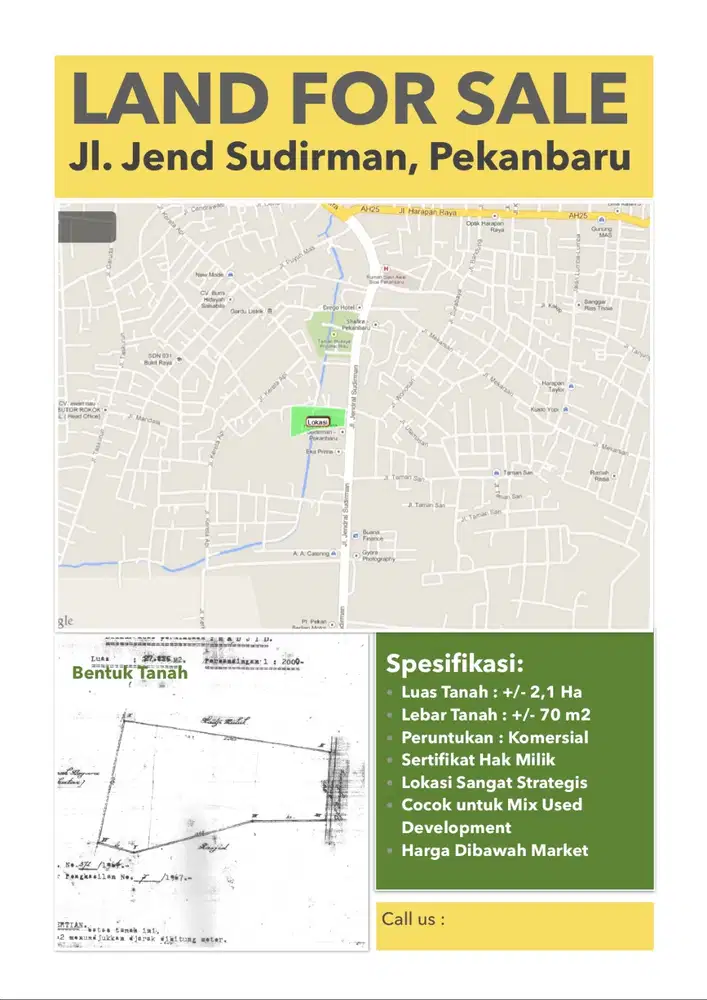 Dijual Lahan di Pekanbaru