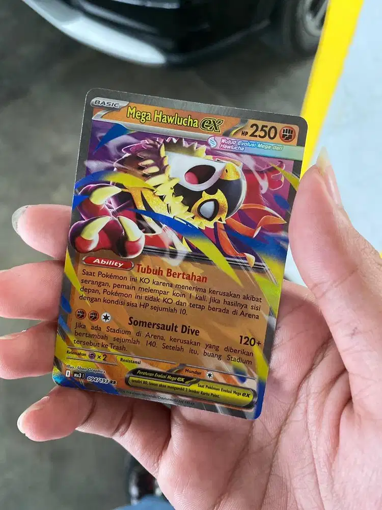 KARTU POKEMON MEGA HAWLUCHA EX RR