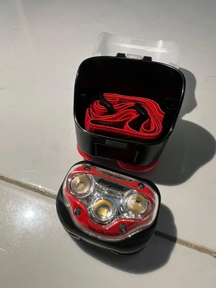 Headlamp / lampu senter kepala energizer