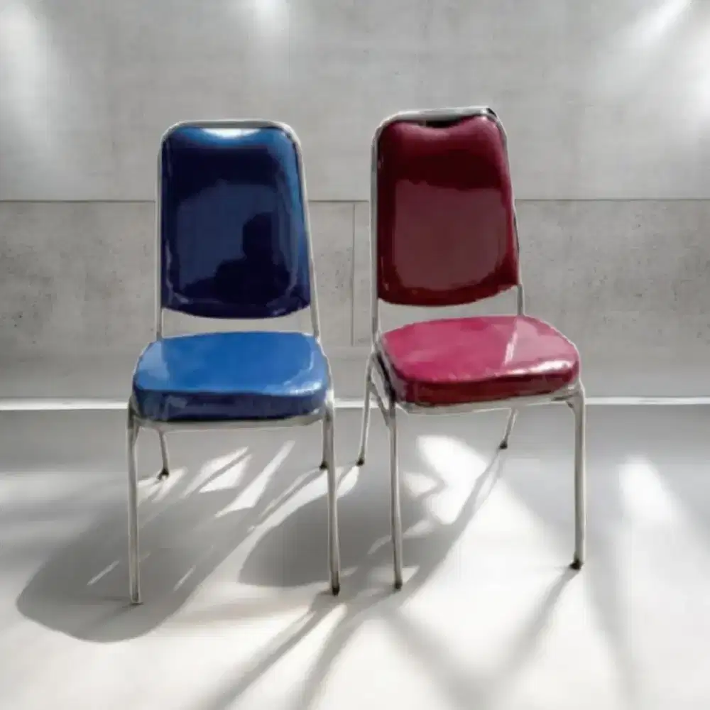 Kursi susun full crom