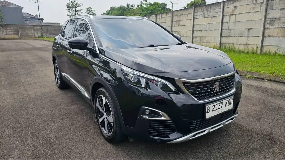 Peugeot 1.6 3008 GT Line 2019 Hitam KM70Rbuan No LAKA BANJIR MULUS