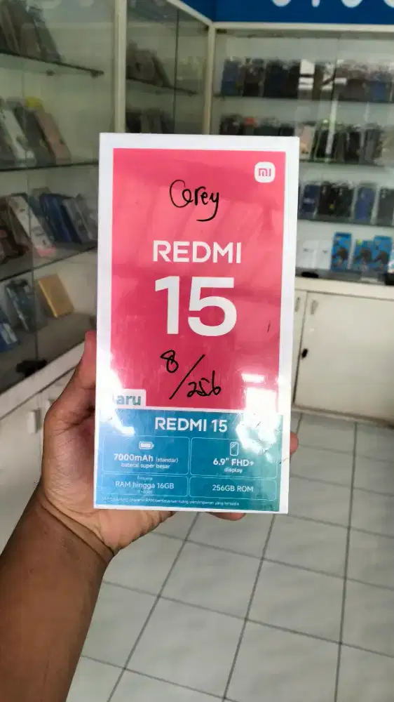 Xiaomi redmi 15 (8/256) new spesial promo