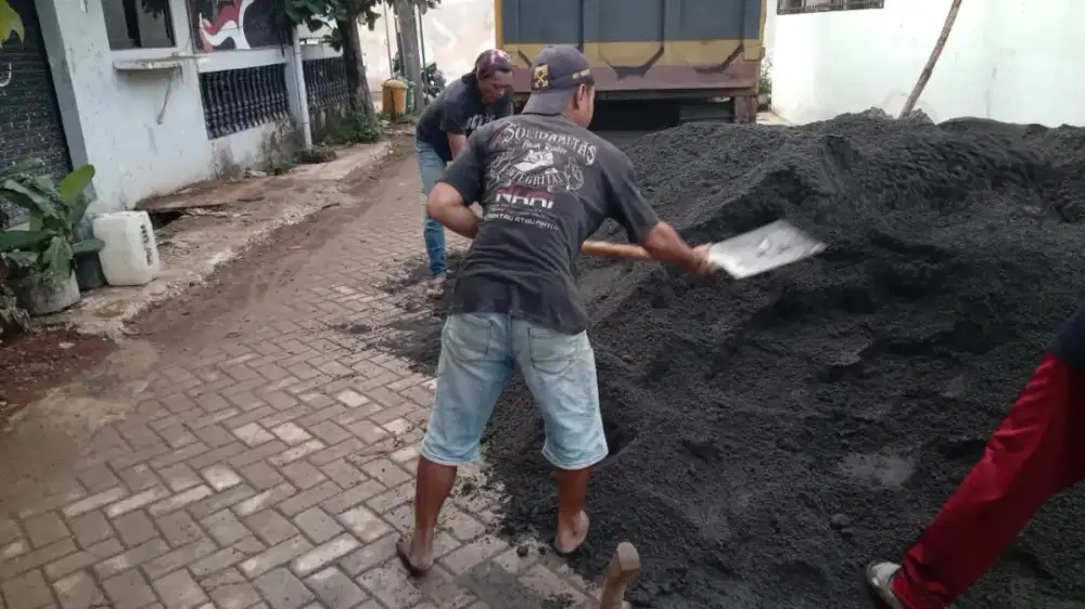 Pasir cilegon Abu batu sirdam limestone batu belah