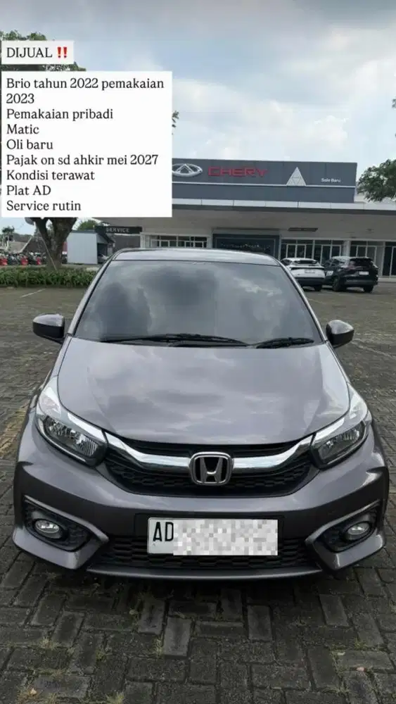 Mobil Honda Brio E Satya 2022 Matic Asli AD