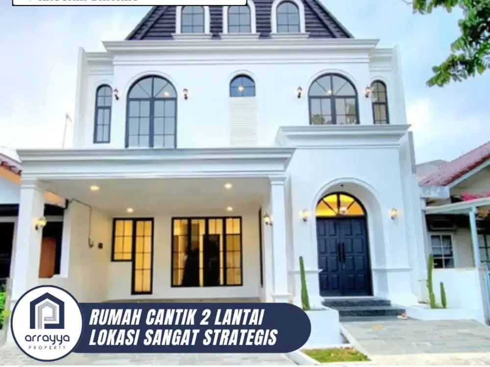 DIJUAL RUMAH CANTIK 2 LANTAI LOKASI SANGAT STRATEGIS BEBAS BANJIR DI KASUARI BINTARO (DM75)