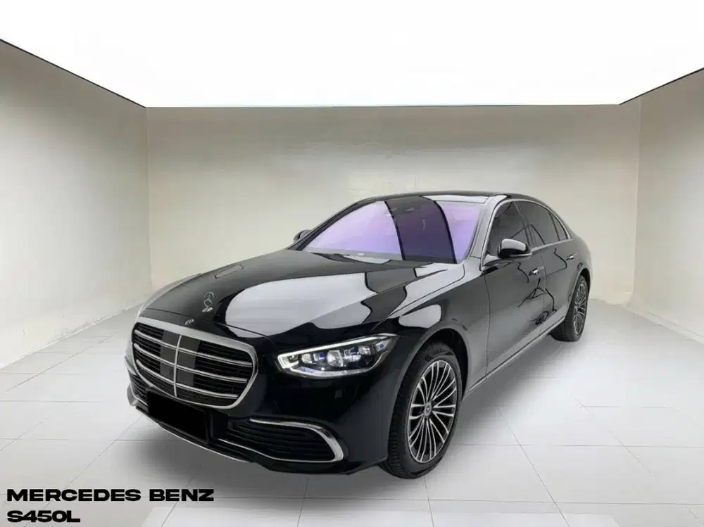 MERCEDES BENZ S450L 2022 BLACK ON SADDLE TAN