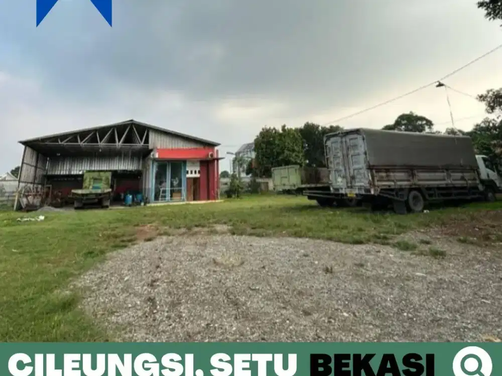 Tanah dijual Bonus Gudang dan Kantor, Setu, Burangkeng, Bekasi dekat Harvect City