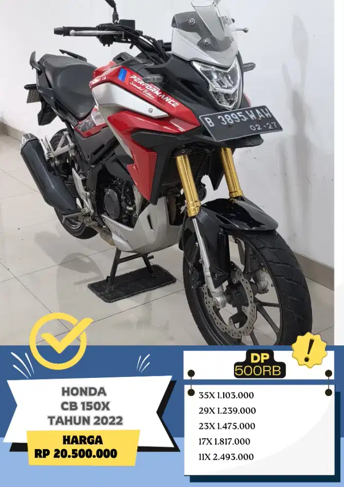 Honda CB 150X tahun 2022 Ready Pakai