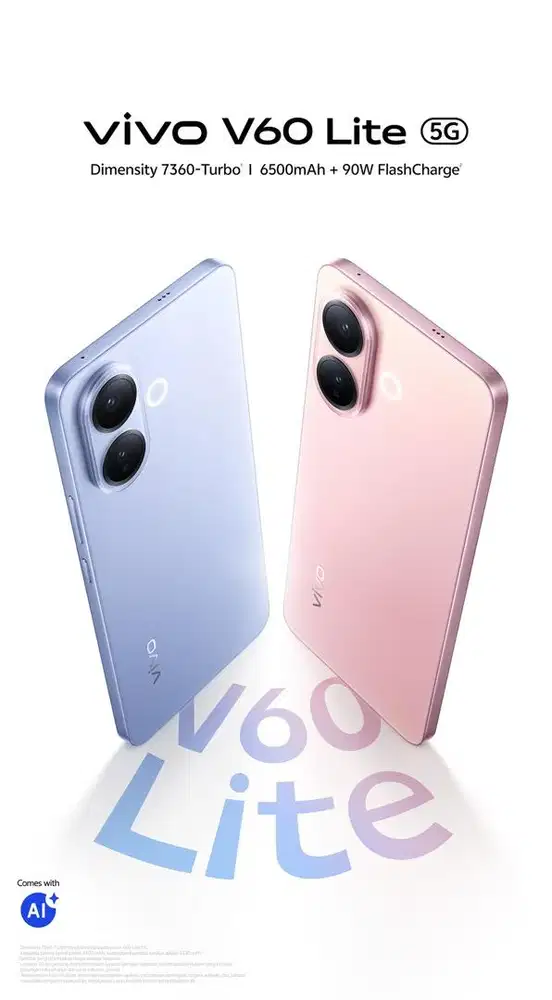 Cicilan HP VIVO V60 LITE 5G 12/512 - Cuma pakai KTP aja!!