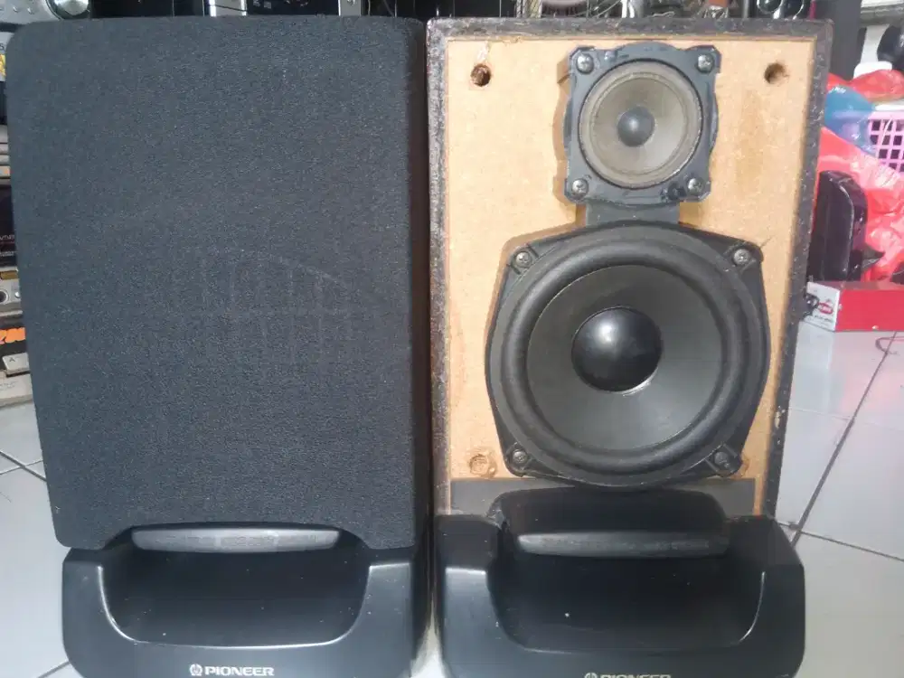Pioneer speaker 6 ohm, build up Japan, 2 way, box utuh, mulus