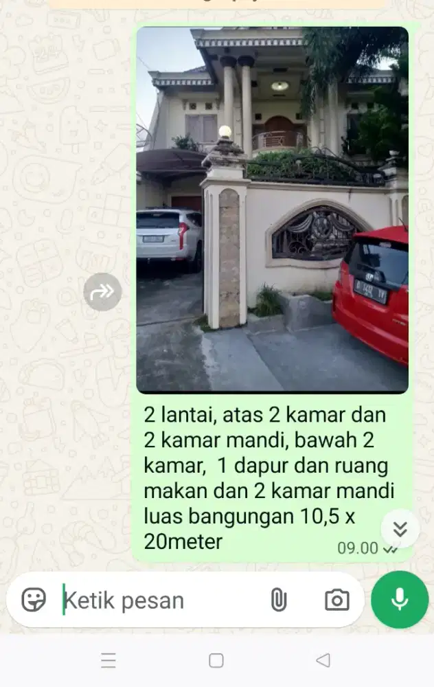 jual rumah 2 lantai