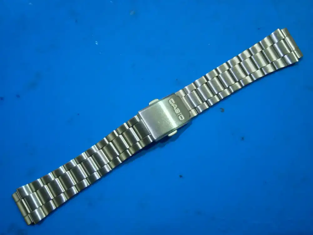 Strap jam tangan casio stainlles stell 18mm