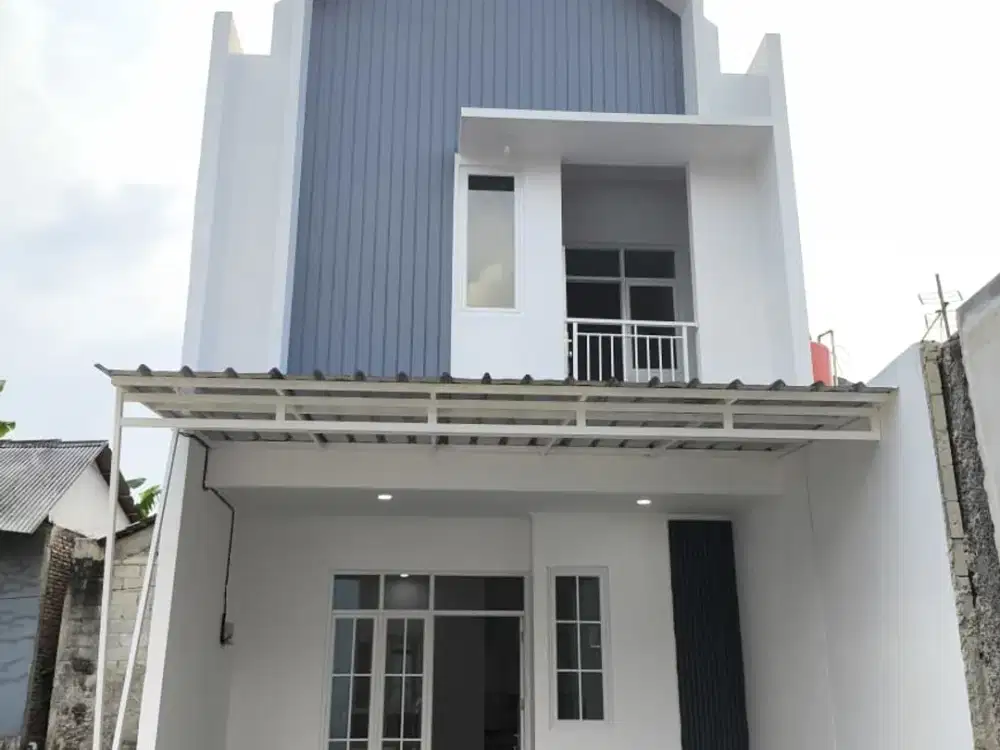 DIJUAL RUMAH JATIASIH 2 LANTAI 600 JUTAAN BEBAS BANJIR SHM DEKAT TOL
