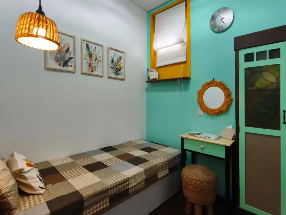 Kost + Parkir Mobil, AC Wi-Fi, Waterheater + Fully Furnished, di Slipi Tomang Kemanggisan