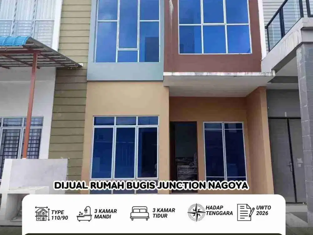 Dijual rumah Bugis junction nagoya