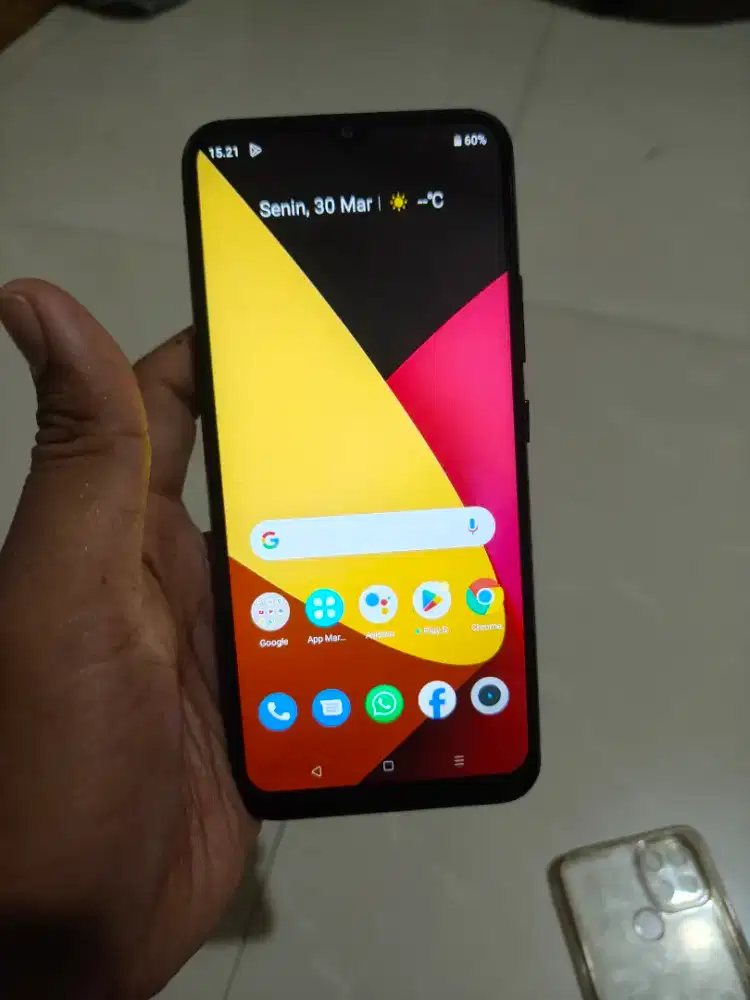 realme c21y 32gb black hape casan