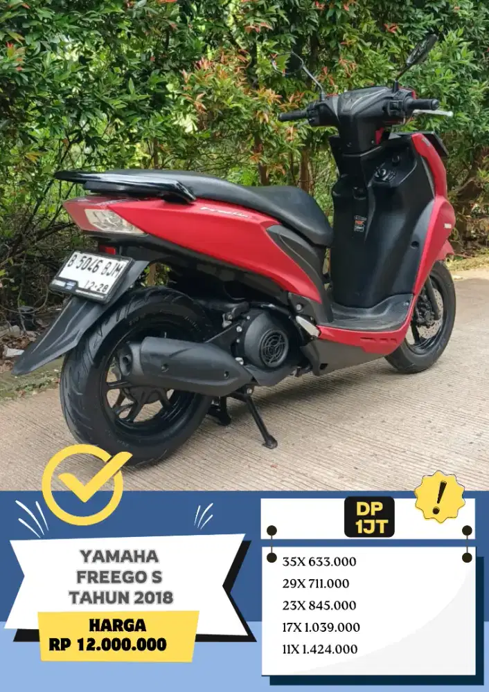 YAMAHA FREEGO S TAHUN 2018 DP 1JT