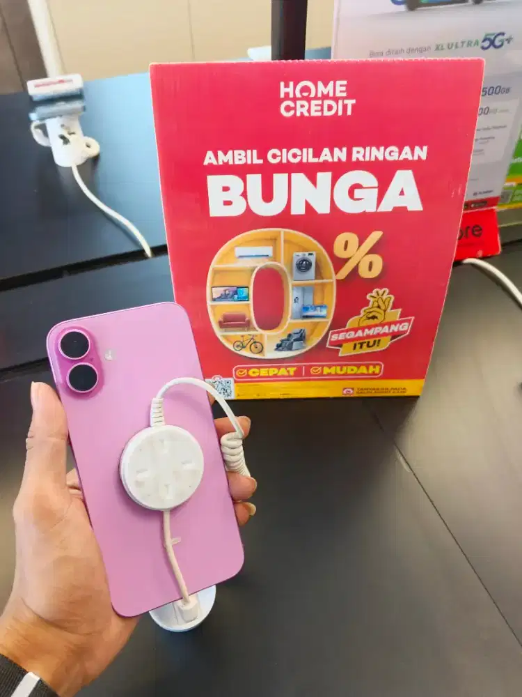 IPHONE 16 PLUS PROMO PAKAI CICILAN HOMECREDIT BUNGA 0%