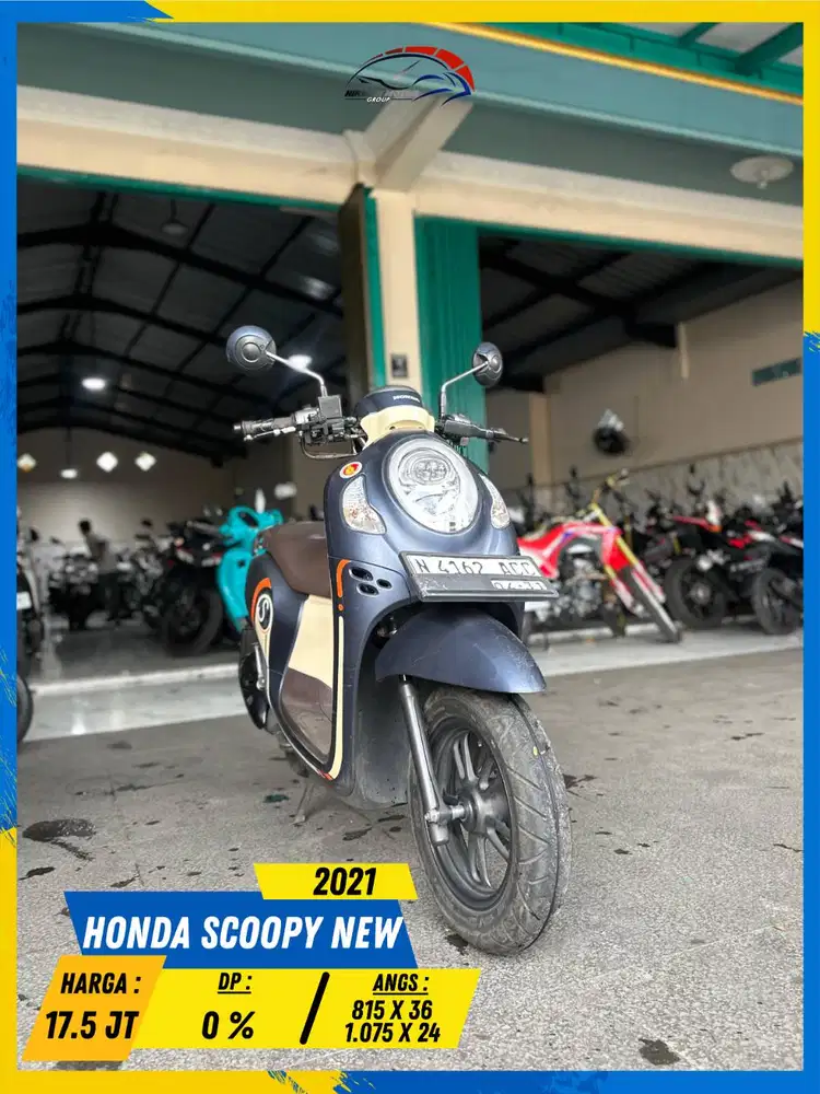 HONDA SCOOPY NEW 2021 NEGO GAS POLL MASZEHH HIKMAH MOTOR KEPUH