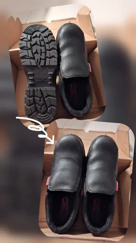 Sepatu safety 3001 cheetah uk.42