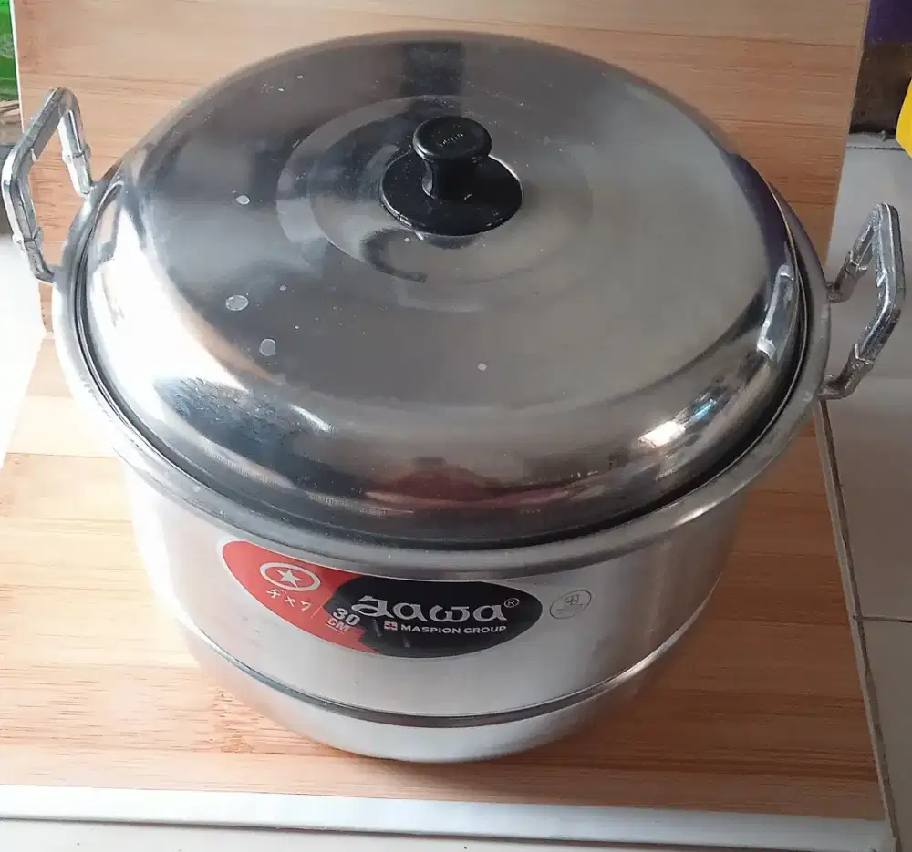 Panci Pengukus Kukusan Dandang Soblok Aluminium Maspion Jawa 30 cm