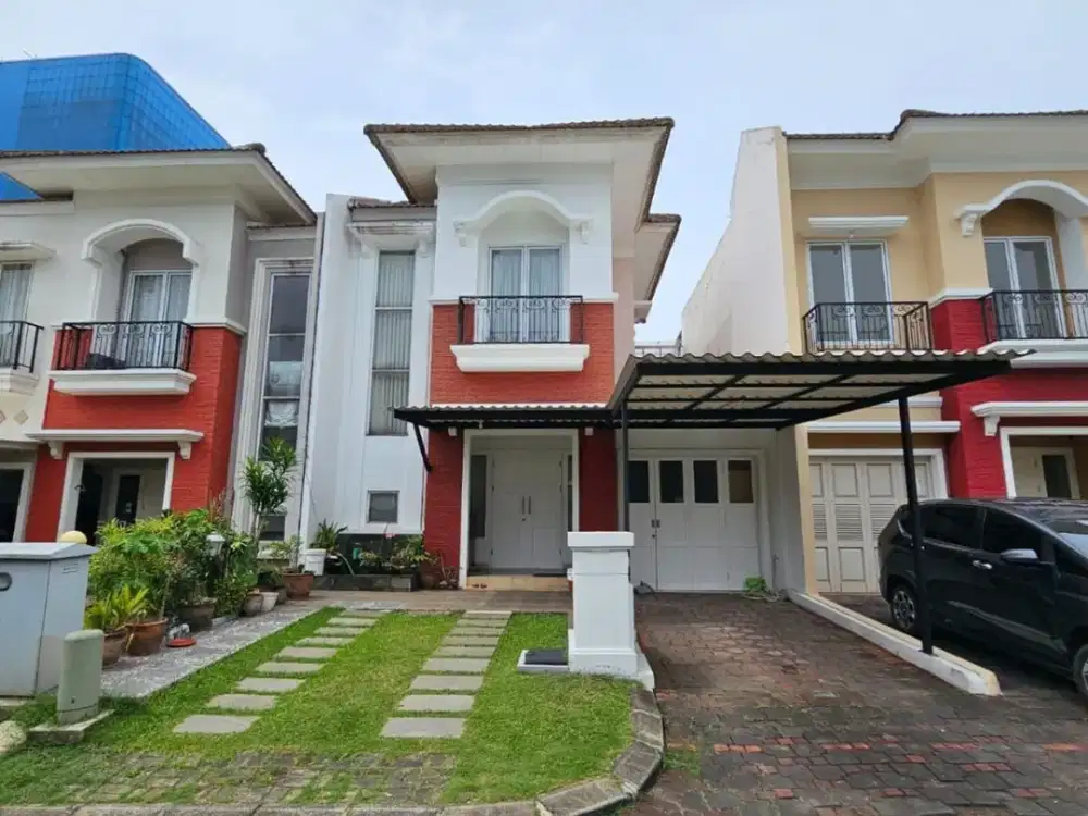Dijual Cepat Rumah Lebar 8 Cluster Crystal Summarecon Gading Serpong, Tangerang