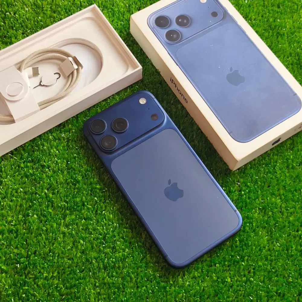 iPhone 17 Pro Max 256GB Deep Blue bh 100% Garasi Inter sampai 1 Nov 26