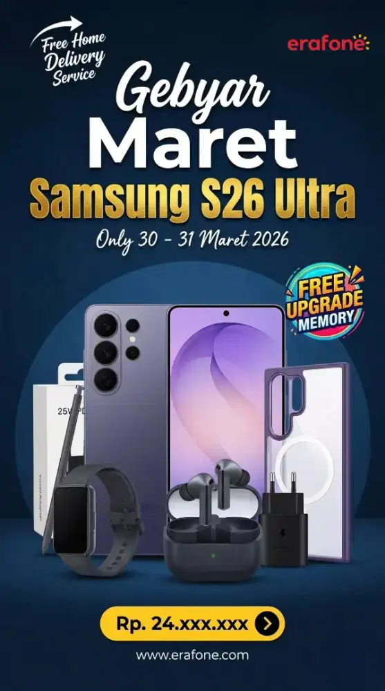 GALAXY S26 Ultra Mulai 24jutaan | Ada Jaminan Bebas Tukar 30 Hari