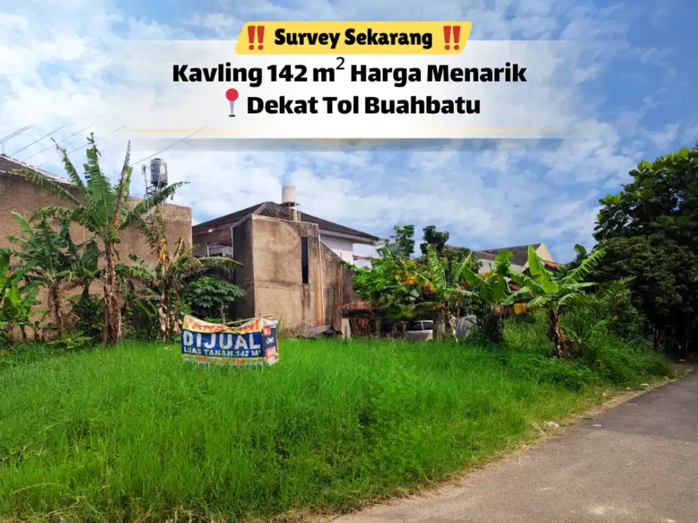 Tanah SHM 142 m² – Pilihan Aman & Menguntungkan