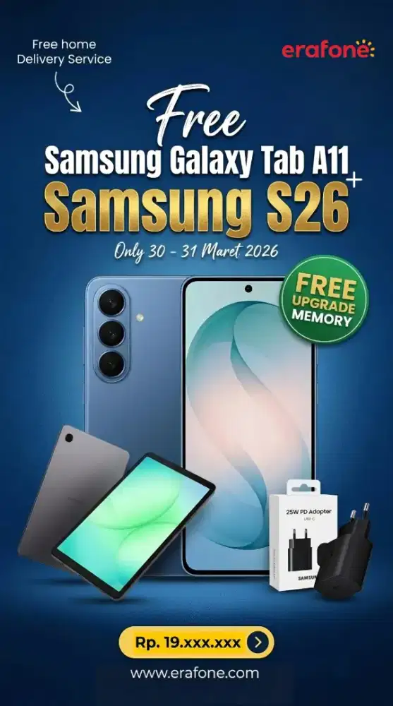 Galaxy S26+ Mulai 19 Jutaan | Ada Jaminan Bebas Tukar 30 Hari