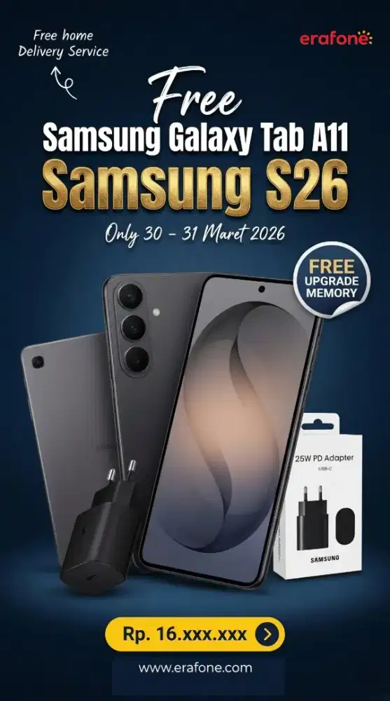 Galaxy S26 Basic | Mulai 16 Jutaan | Ada Jaminan Bebas Tukar 30 Hari