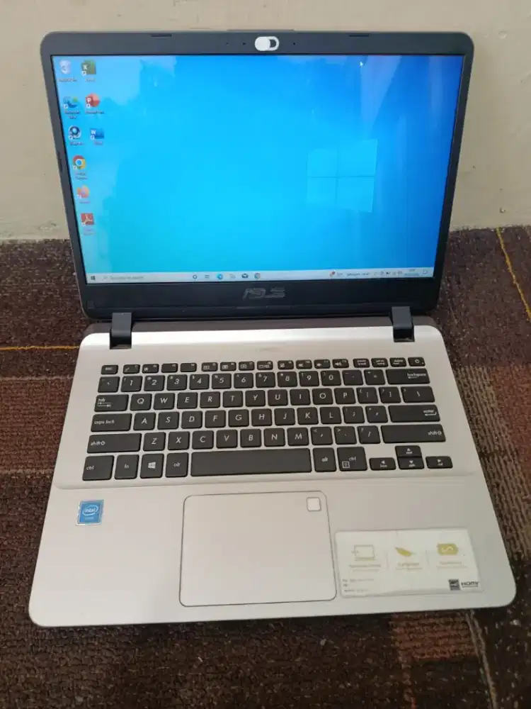 laptop Asus Vivobook A407 Intel N4000 ram 4GB hardisk 1TB mulus segel