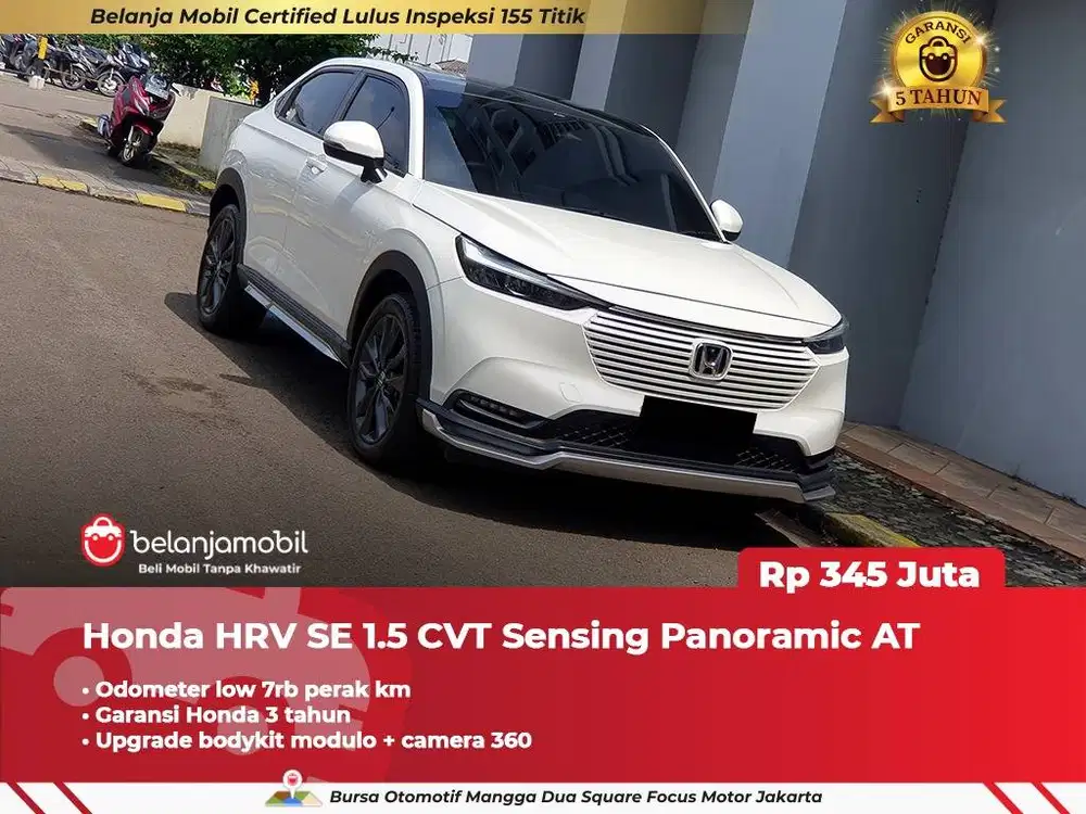 [ LOW KM 7RB ] Honda HRV HR-V HR V SE 1.5 Sensing Panoramic 2025/2026