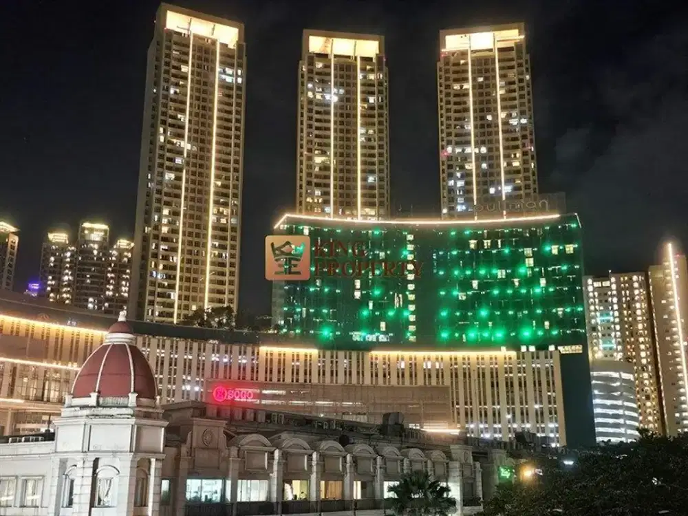 Diatas Mall CP Disewa 2BR Central Park Residences Furnished Homey, Dekat Taman Anggrek MTA & APL Tower, Fasilitas Pool, Gym  Jacuzzi, Sky Garden, Mall