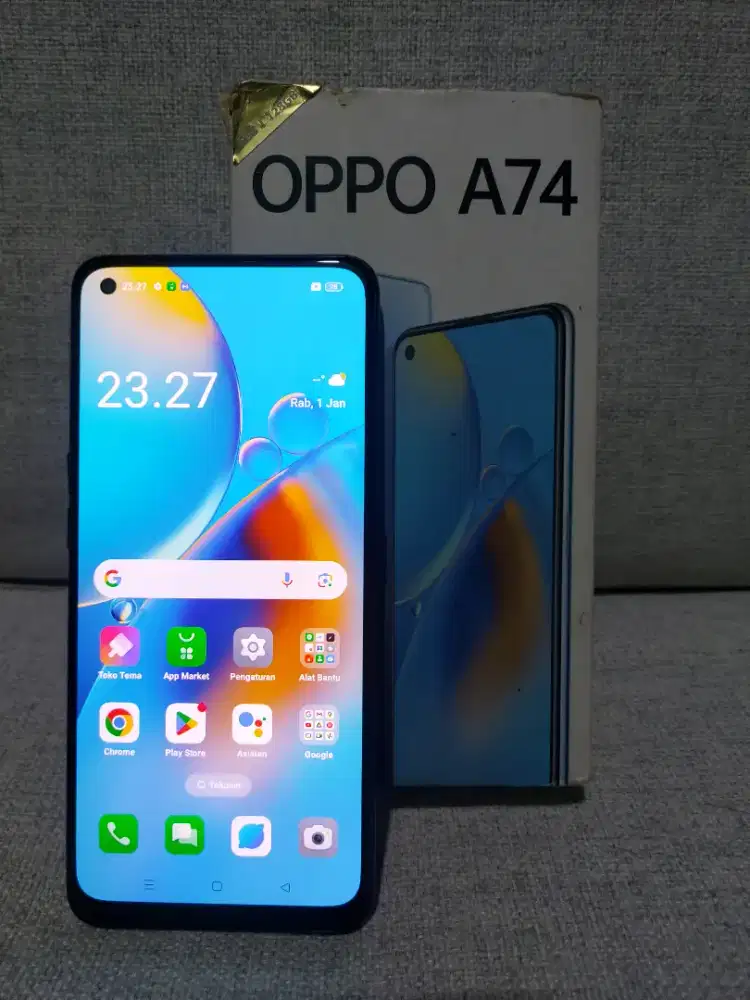 Jual hp Oppo a74 fulset