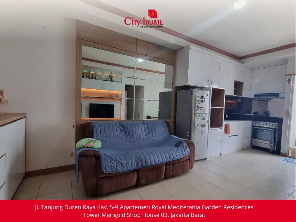 Apartemen Mediterania Garden 2 2BR 70m Full Furnished Lokasi Strategis